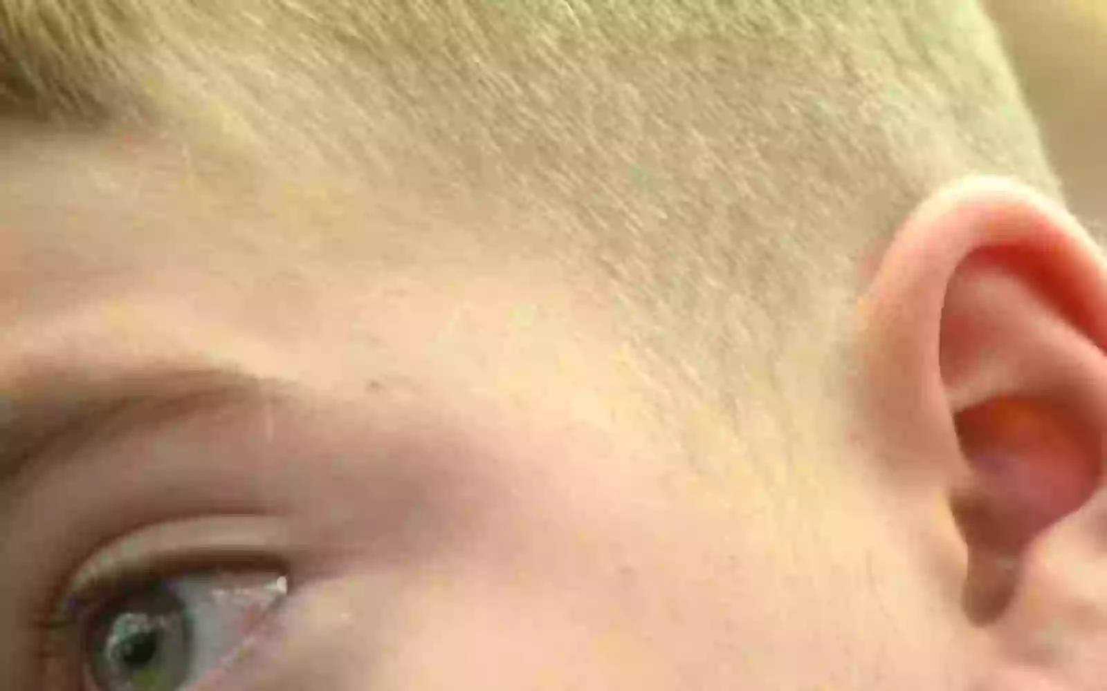 Video of a crop fade haircut being finished