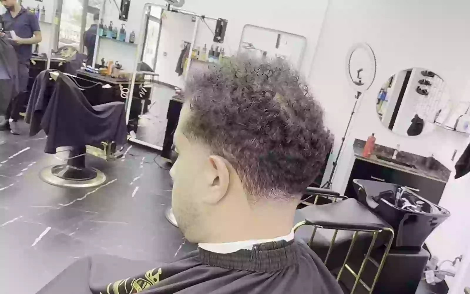 Video tour inside S Blends Barbershop